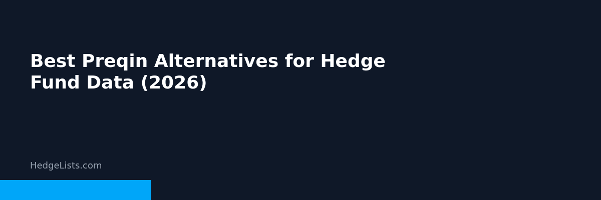 Best Preqin alternatives for hedge fund data in 2026